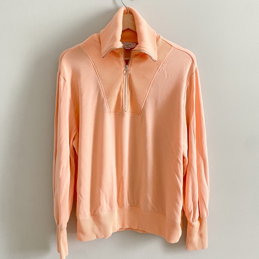 LOFT Outlet | Tops | Quarter Zip Lightweight Pullover Sweatshirt | Large